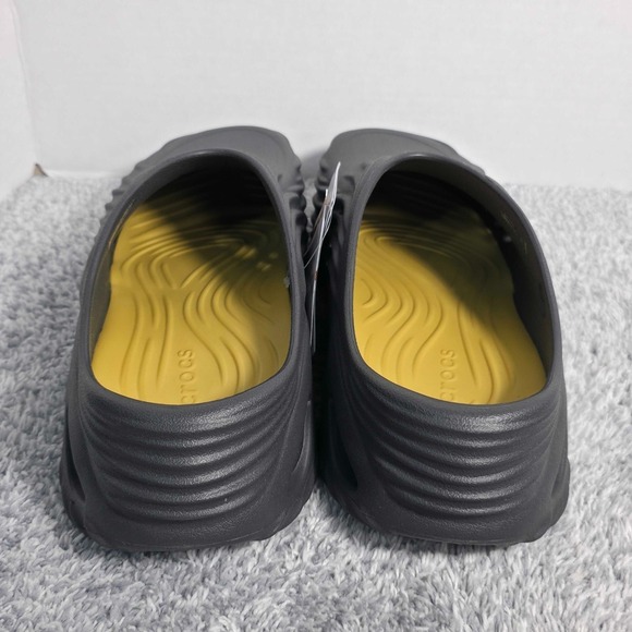 Crocs Echo Wave Clogs Men\'s Size 11 Black Sand Slip-On Shoes 210521-0LD NEW main image 6